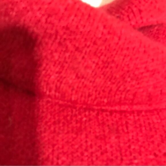 Adrienne Vittadini Red Wool Blend Sweater Size M - Picture 9 of 10